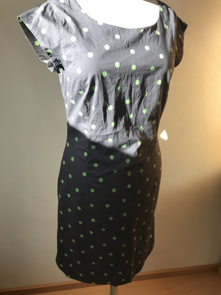 Kleid Collection Jackpot Sommer Buissiness Coctailkleid 38 Polkadots femme Anthrazit mento Retrodesign Academic Style 60ies
