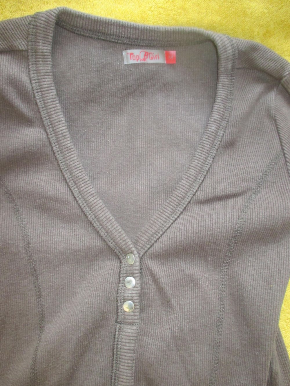 NEU * Sexy * Basic * Dreiviertel Arm * Bodycon * Ripp * T- Shirt 