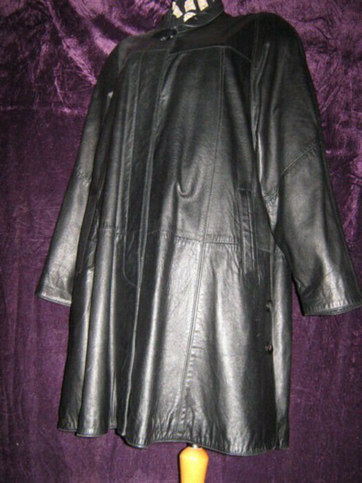 NEUw * Edel * weich * Echt- Leder * Long- JACKE * Kurz- MANTEL 