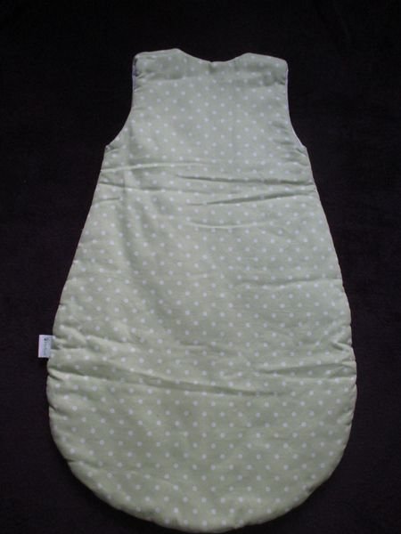 NEU * Praktisch * Wattierter * Baumwolle * Punkte * Polka Dots * Baby BOY oder auch GIRL * Schlafsack 