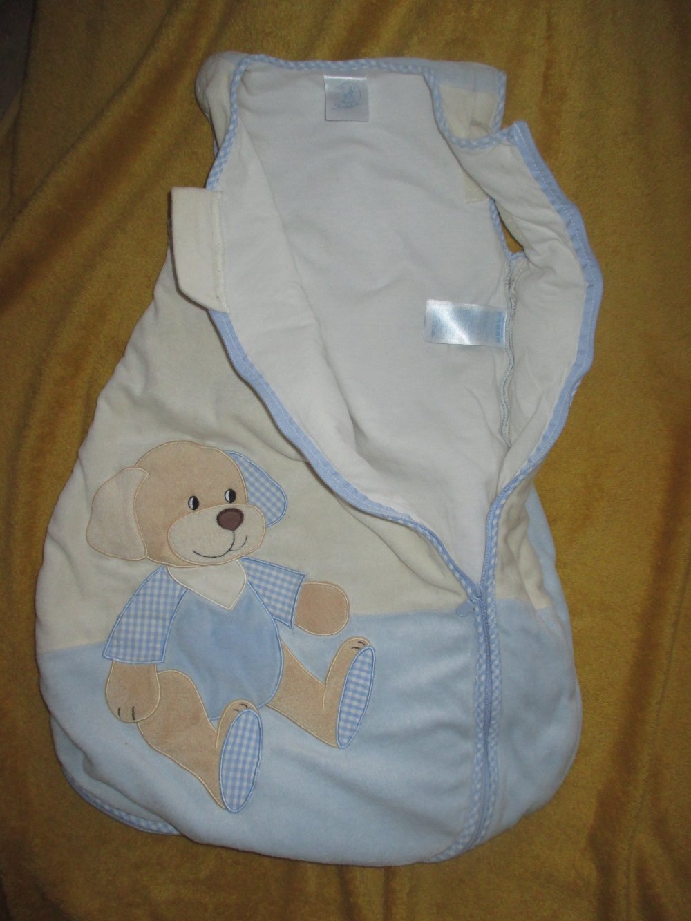 NEU * Baby * BOY oder auch GIRL * Applikation * Stickerei Nicki * Schlafsack 