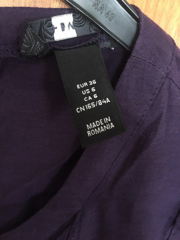 Lilafarbene Bluse aus Baumwolle *Mengenrabatt*