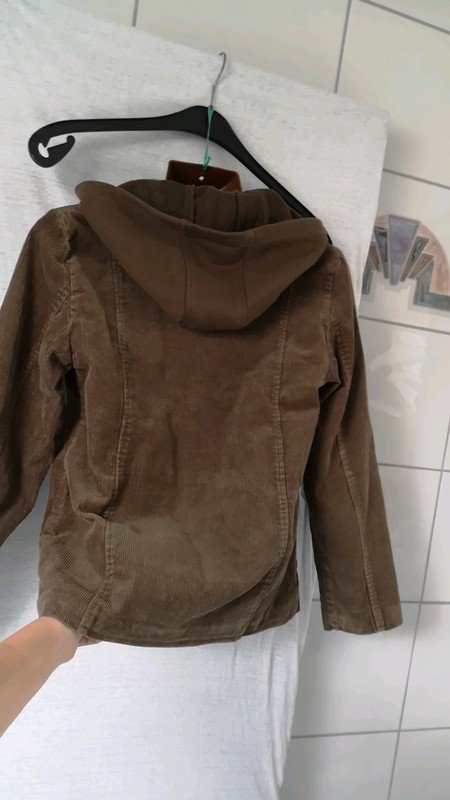 Übergangs-/Frühlingsjacke Cordjacke khaki