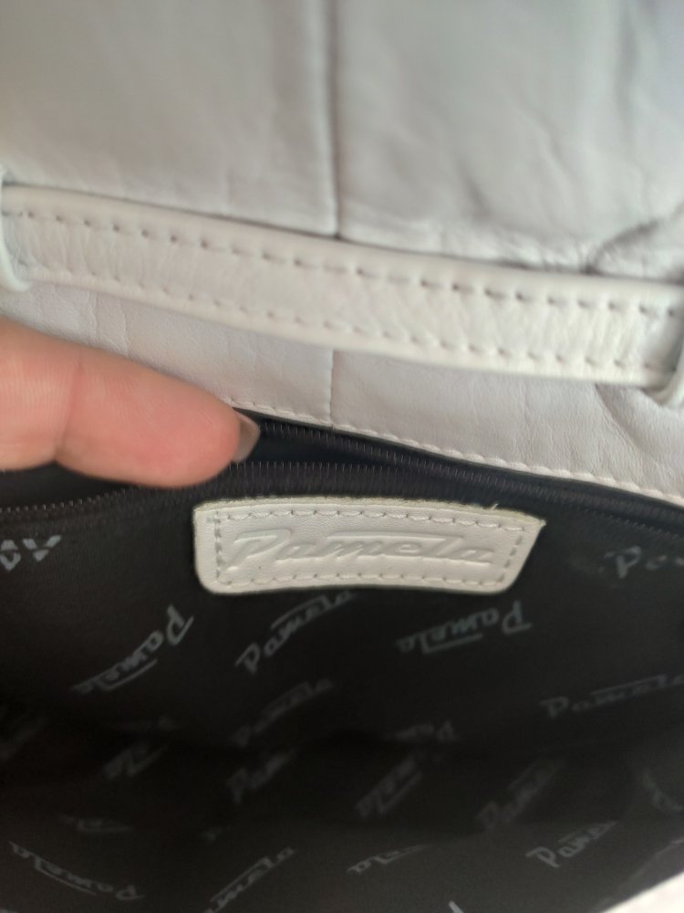 Kleine Echtledertasche Vintage Pamela 
