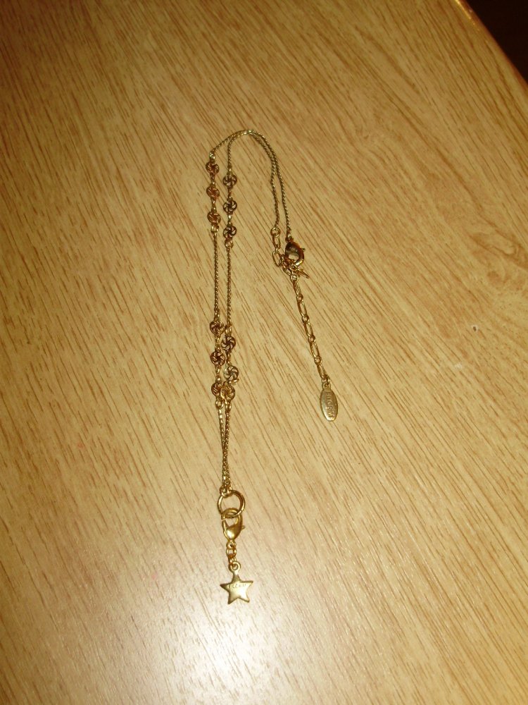 Pilgrim Kette golden Anhänger Stern 49 cm
