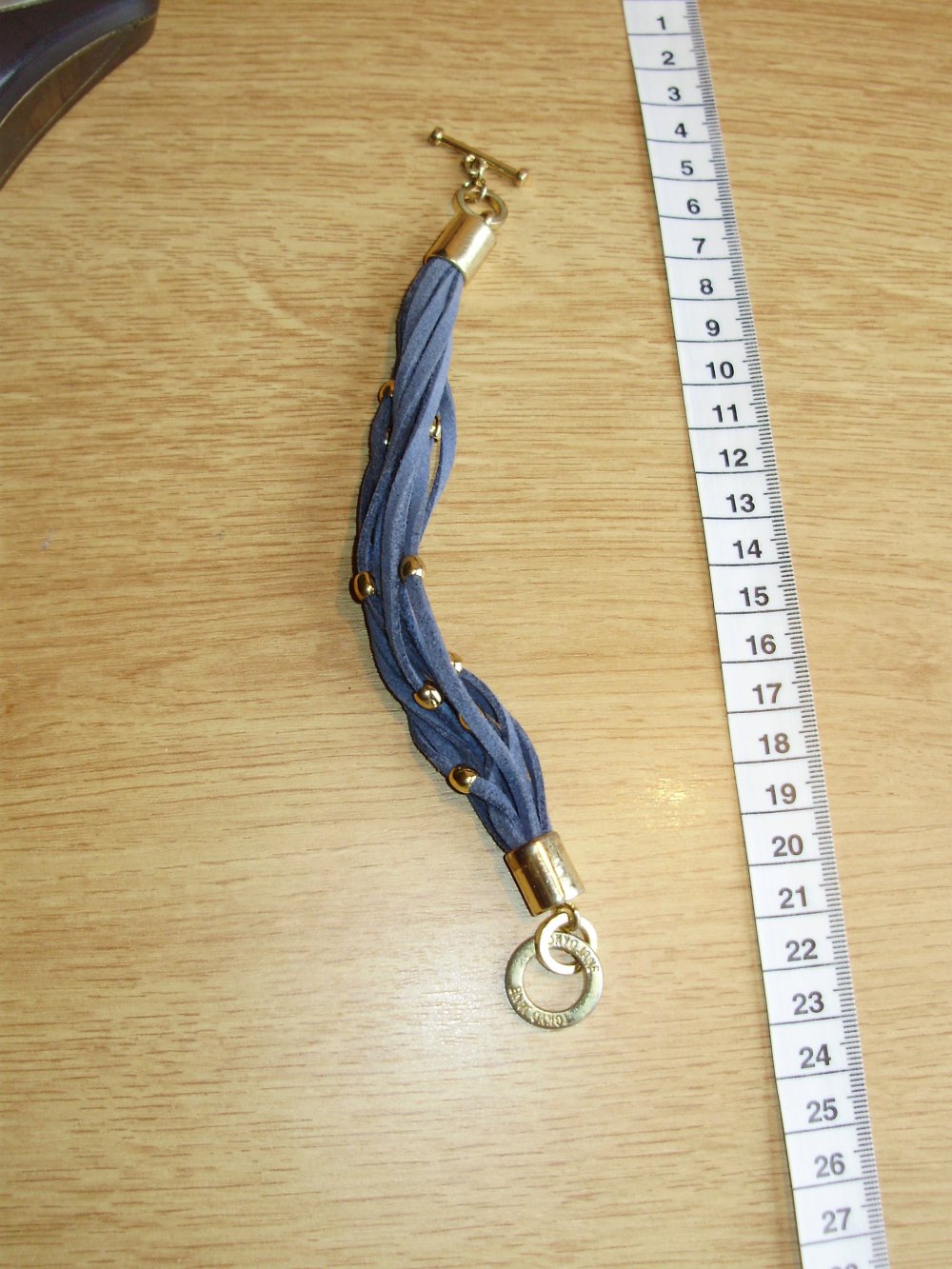 Tokyo Jane Armband blau golden