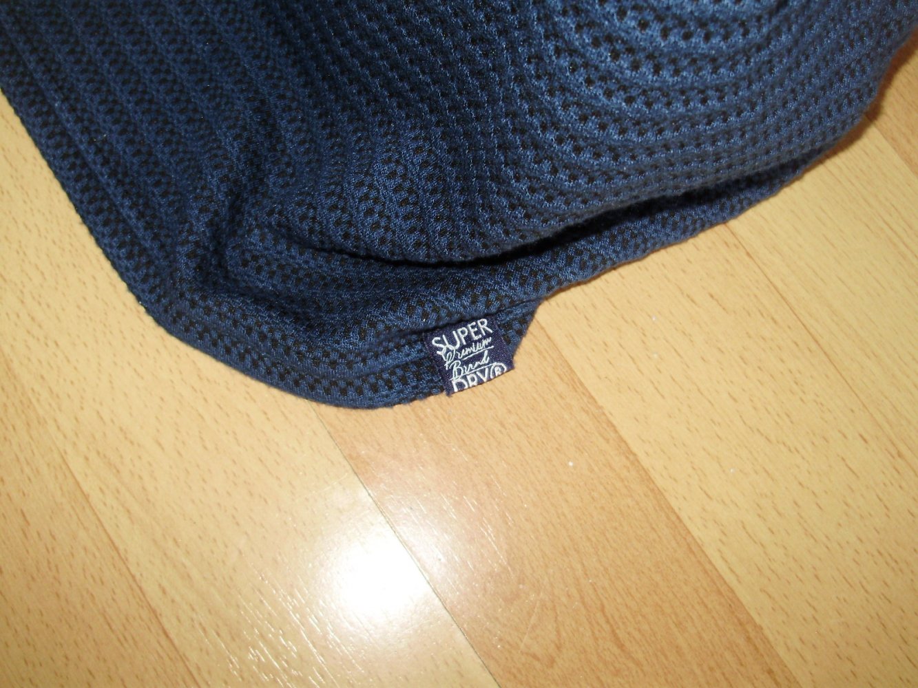 Superdry Kleid blau Strukturmuster 40