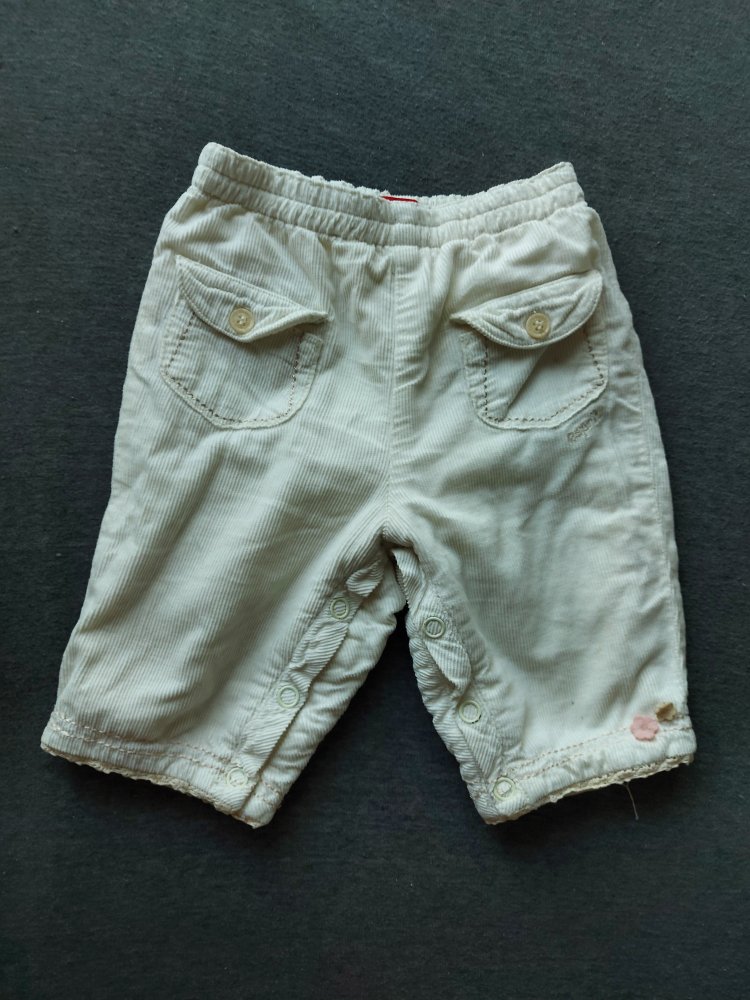 weiße Babyjeanshose von Esprit, Gr. 62
