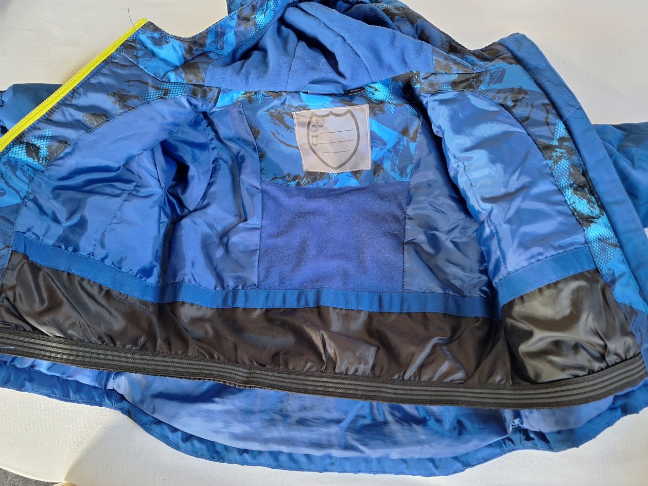 Tolle blaue Winterjacke, Gr. 86/92
