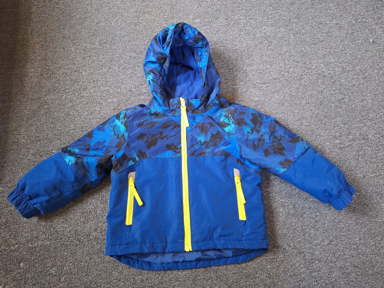Tolle blaue Winterjacke, Gr. 86/92