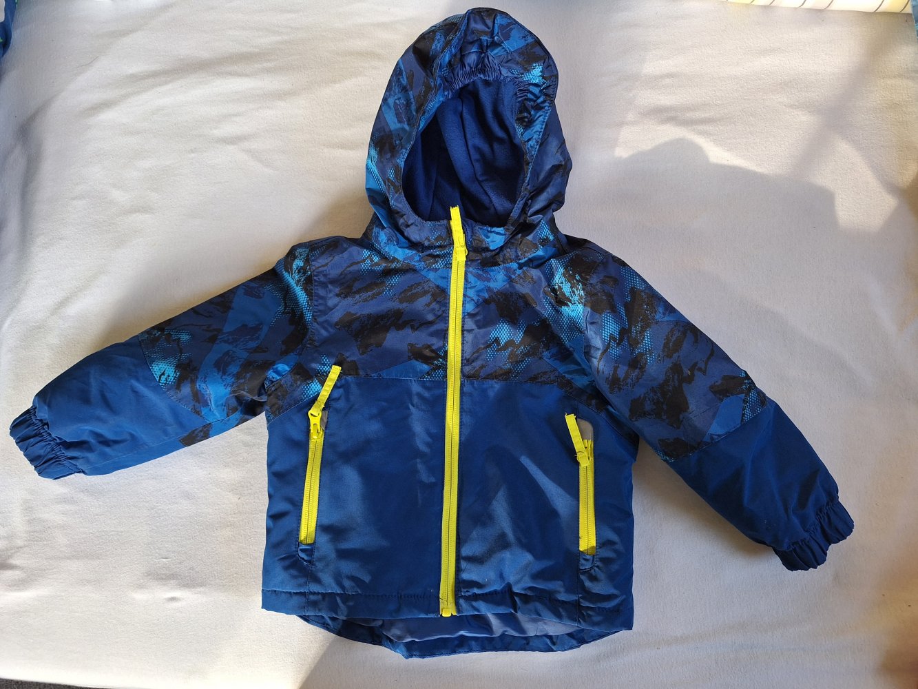 Tolle blaue Winterjacke, Gr. 86/92