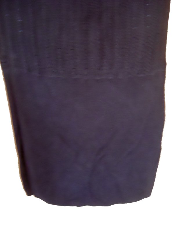 Strickkleid / Longpullover Fledermausärmel schwarz Gr. S