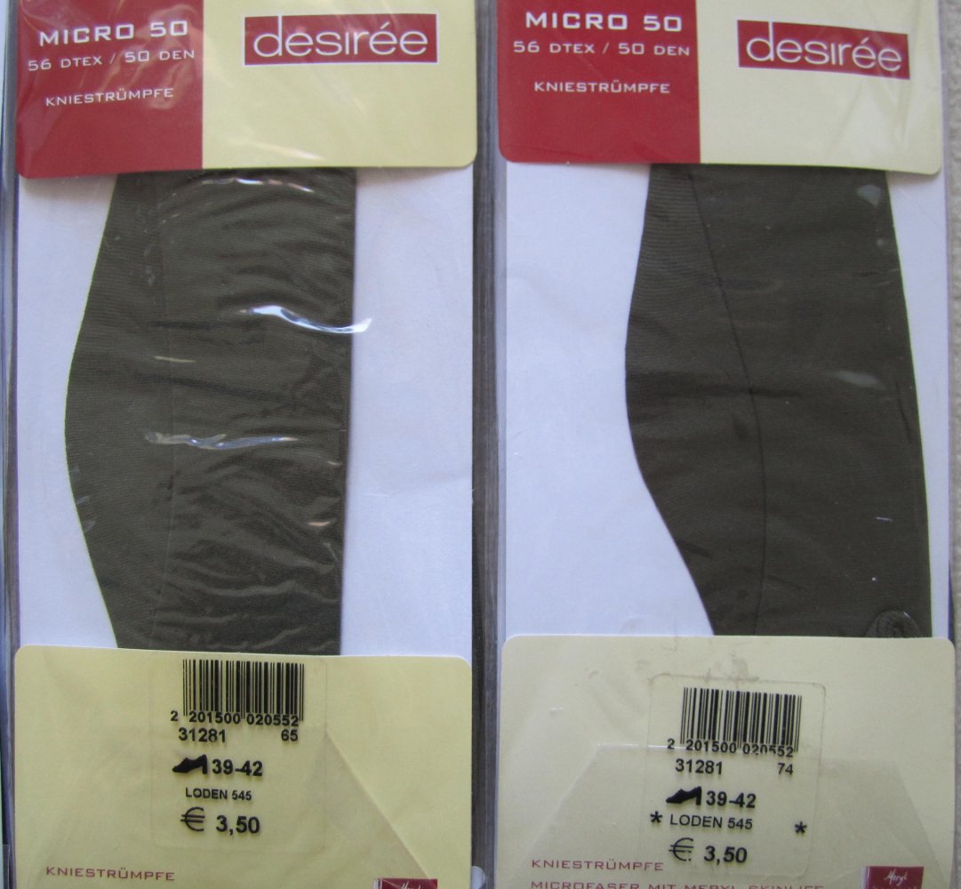 Desirée Feinkniestrümpfe Gr. 39/42 Neu grün loden braun