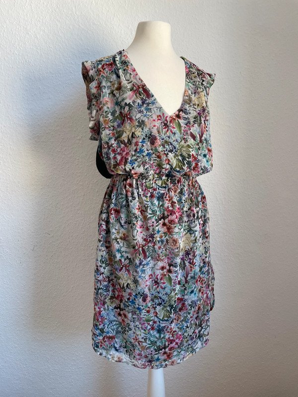 Zara kurzes Chiffon Kleid 