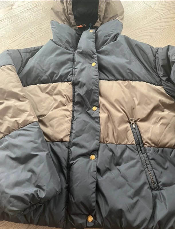 Winterjacke/Steppjacke/Save the Duck Größe S schwarz-braun
