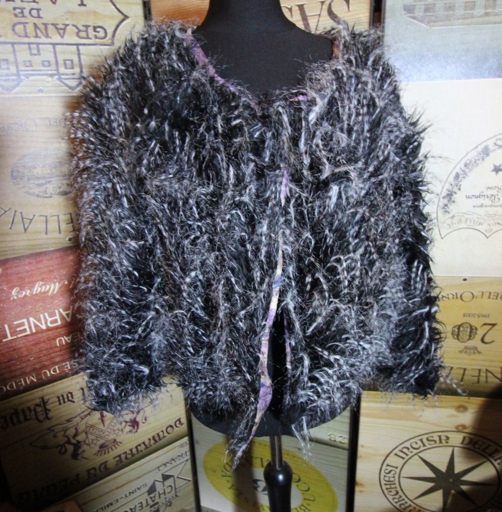 Kunstfelljacke Fluffy Teddy flauschig Herbst chic Faux Fur