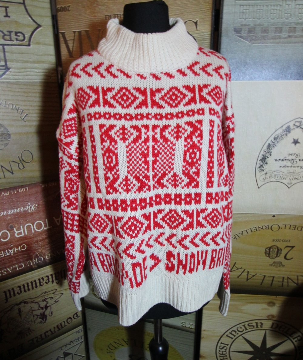 Gina Tricot Pullover Weihnachtspulli Snow Weihnachtspullover Rollkragen Herbst Winter