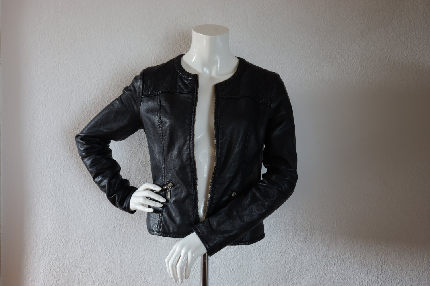 Kunstlederjacke