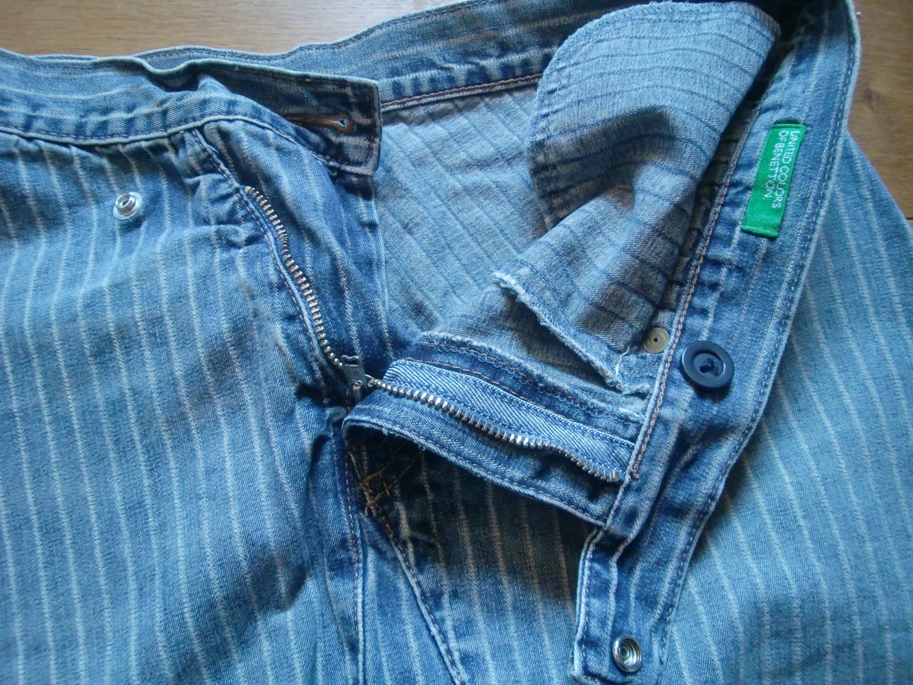 vintage Jeansrock (boho hippie festival rockig)